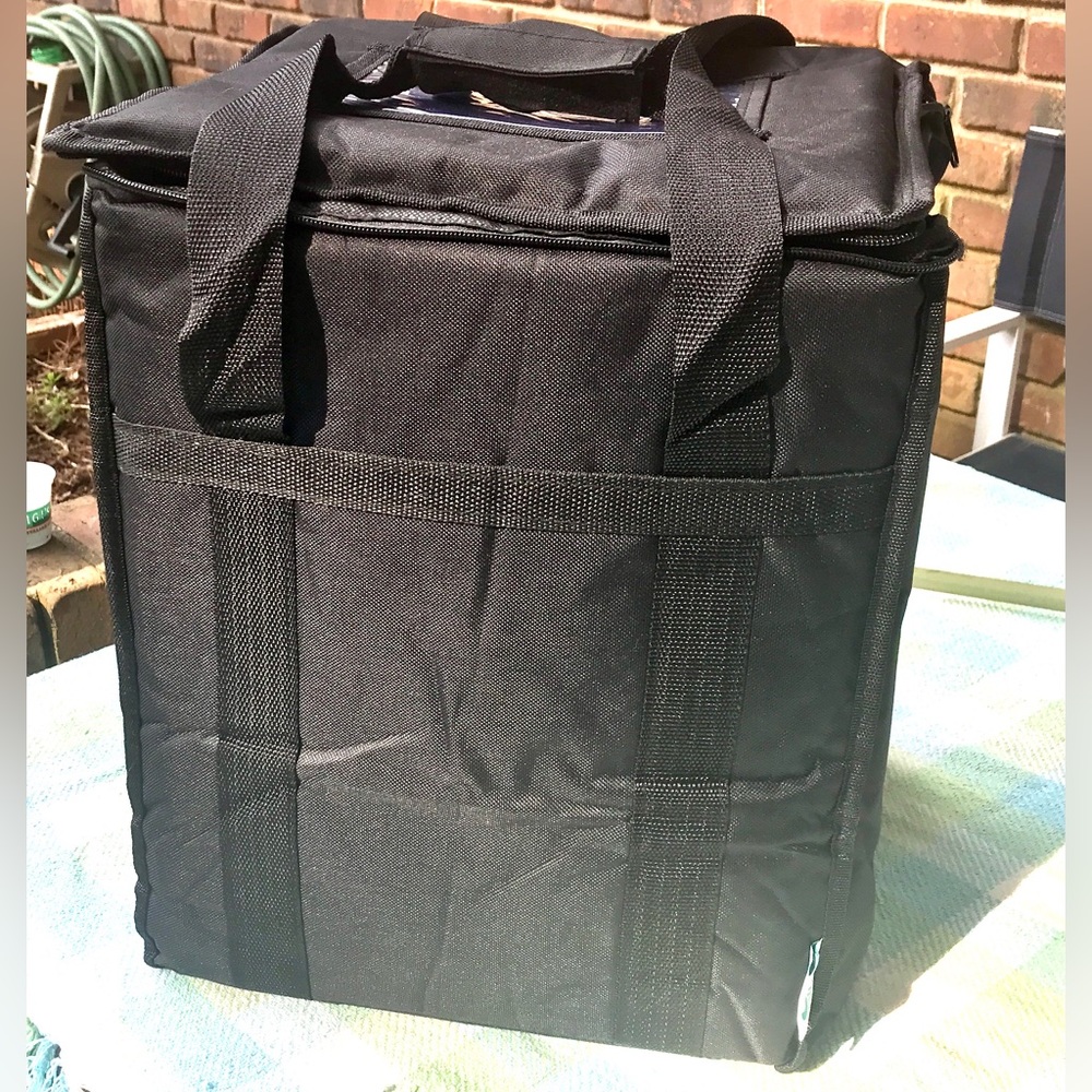 Nylon insulated bag for takeout or delivery Gently used Great condition 14x14